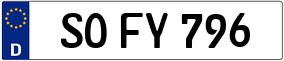 Truck License Plate